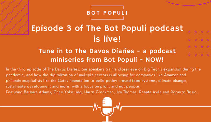 ETC_Group's tweet image. Earth Bank of Codes was announced at #WEF 2018, providing open access to the DNA of all living creatures that have been sequenced. But what does it mean for biodiversity if we prioritize genetic codes over living diversity? Davos Diaries Ep. 3 @PopuliBot

botpopuli.net/the-davos-diar…