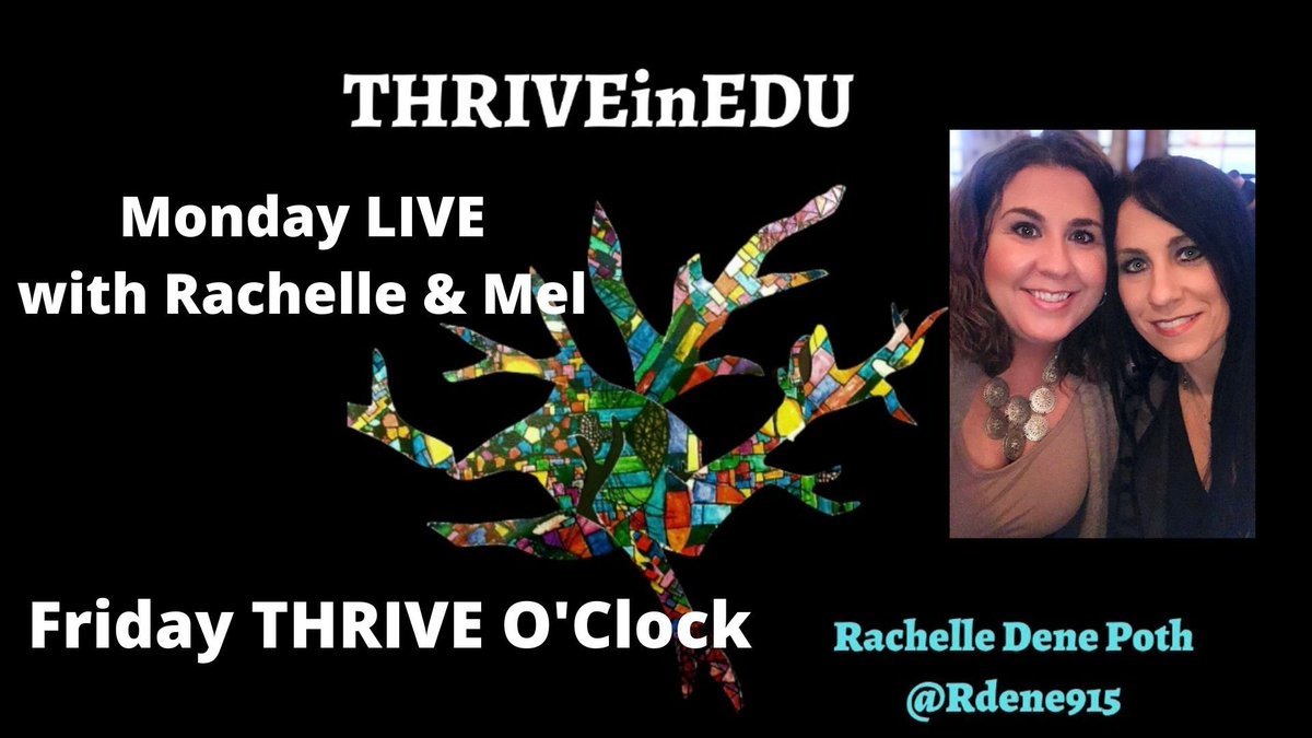 Rdene915's tweet photo. Join our FB ThriveinEDU Community https://t.co/U1o98Voef3 #edchateu #PLN365 #teachpos #bookcamppd #tlap #ditchbook #cultureed #crazyPLN #edadventures #nt2t @thriveinedu #isteten #EduMatch #edumentor https://t.co/WNXU3jgI4Z