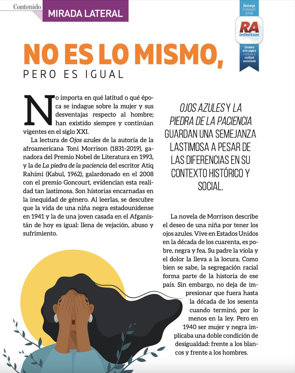 RAInfinitum's tweet photo. La inequidad de genero 🧑‍🦰👩‍🦰➰👥; ha existido siempre y continúan vigente en el siglo XXI.
 
✅ Escucha la entrevista con nuestra app #RAInfinitum  
✅ Descárgala en tu 📲, ábrela y apunta 🤳 a la imagen con nuestro logo 👇😉

#RevistaContenido #ParaQueTengasTema https://t.co/KLSrNxUr99