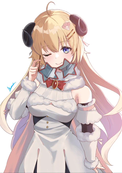 わためぇ 
#つのまきあーと #ホロライブ 
