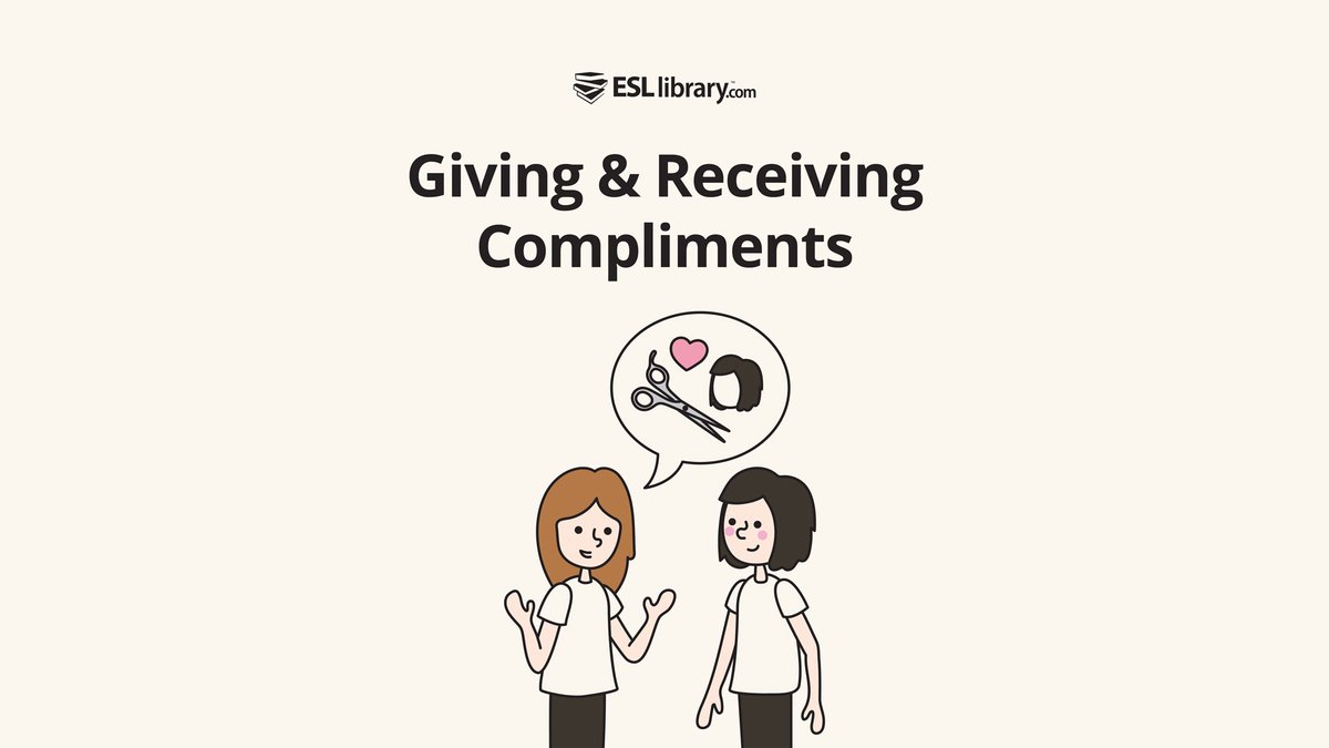 ElliiLearning's tweet photo. What’s the best and worst #compliment you’ve ever heard? Tell us in the comments below, then head to https://t.co/ABvvzNJGBq to download our #esllesson on giving and receiving compliments.
#adjectives #functionalenglish #eslenglish https://t.co/uVoSG1sWc2