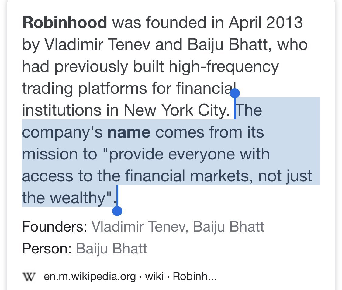 robinhood did this around the same time that they blocked users from buying any more shares of gamestop, AMC, blackberry, nokia, and others which were being discussed on r/WSB. pretty ironic, considering what they “stand for”