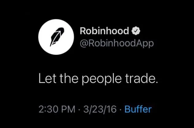 robinhood did this around the same time that they blocked users from buying any more shares of gamestop, AMC, blackberry, nokia, and others which were being discussed on r/WSB. pretty ironic, considering what they “stand for”
