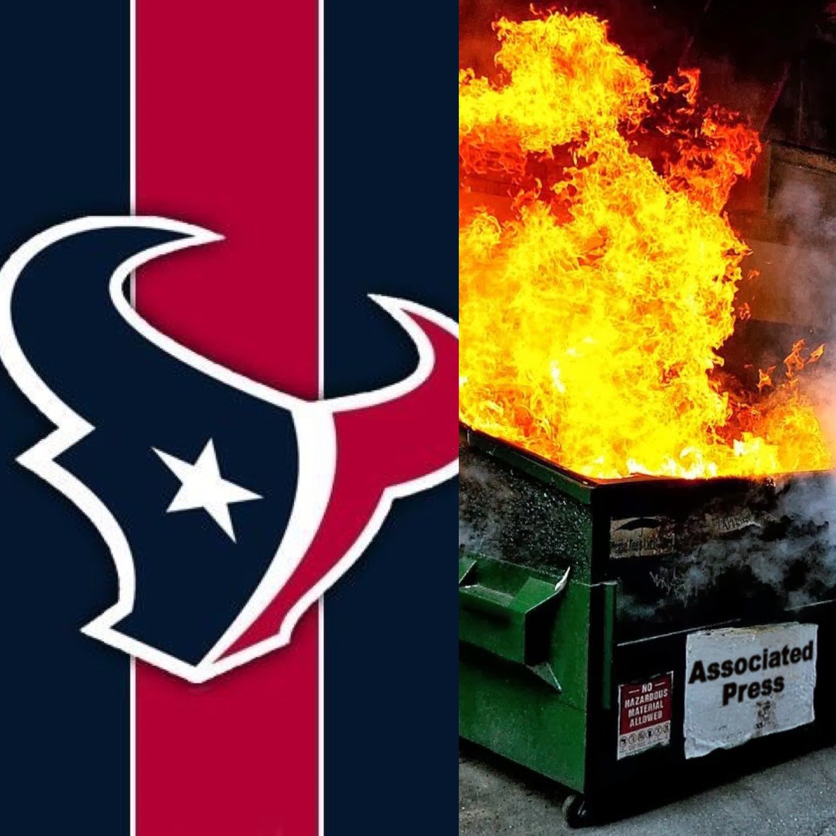 MelissaLePorte's tweet photo. I’ll give $100 to the first person who spots the difference between these two photos:
#HoustonTexans #Texans #Culley #Watson https://t.co/lR1DAEngUH