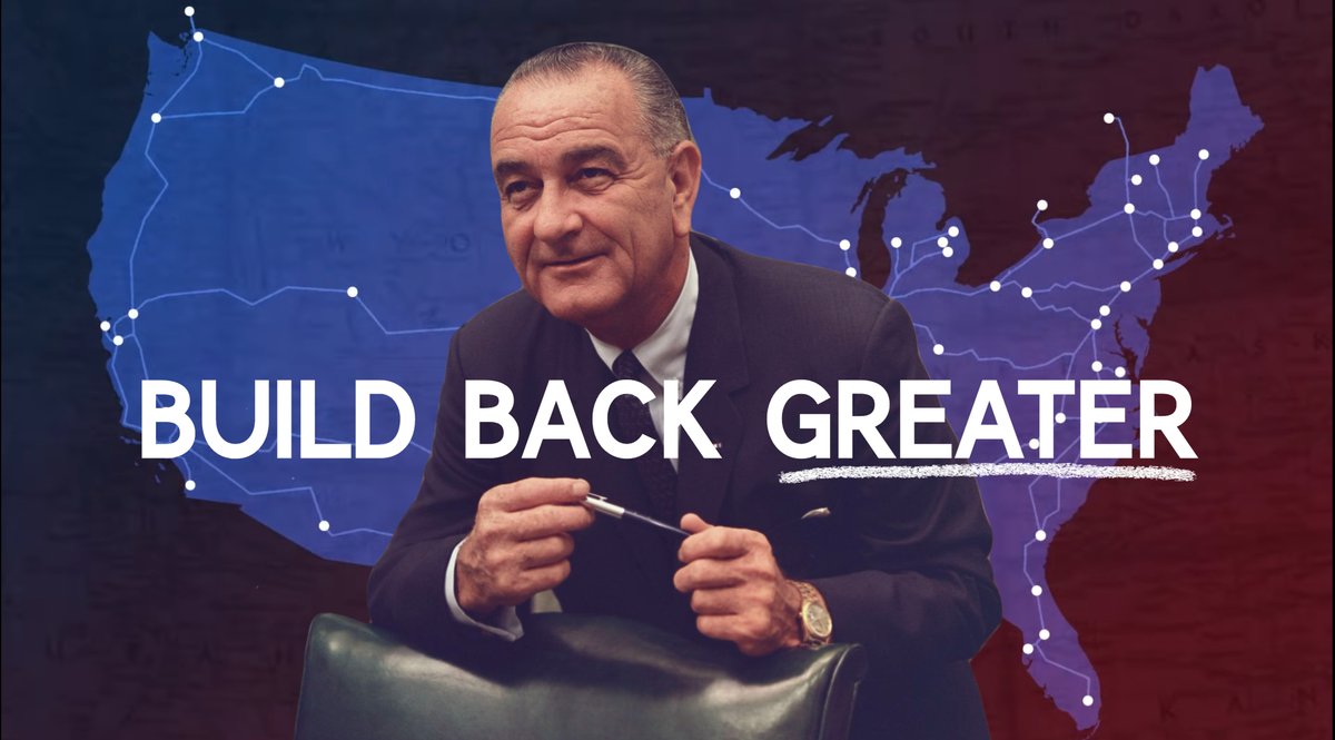 TheLBJProject's tweet image. Let's build back greater for a Great Society.
