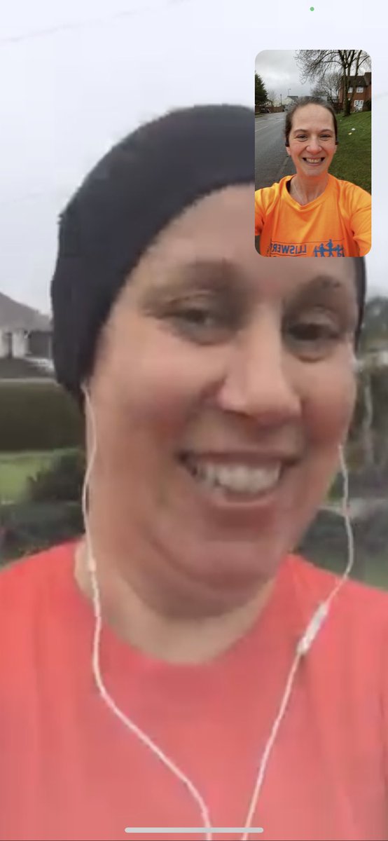 LizMounfield's tweet photo. Getting out for a run is made so much easier when going out for a virtual run with a friend. Four times in the last week we’ve warmed up with a walk and chat, run for 30ish minutes and then chat again #runversation https://t.co/rmSklFnm3A