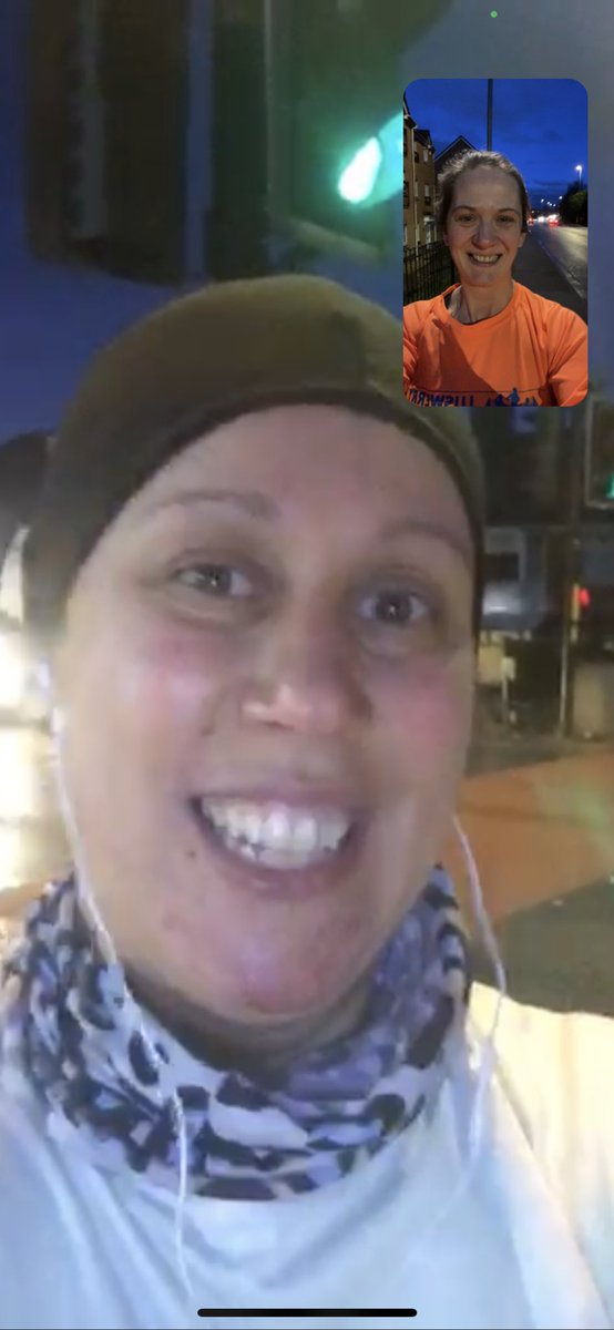 LizMounfield's tweet photo. Getting out for a run is made so much easier when going out for a virtual run with a friend. Four times in the last week we’ve warmed up with a walk and chat, run for 30ish minutes and then chat again #runversation https://t.co/rmSklFnm3A