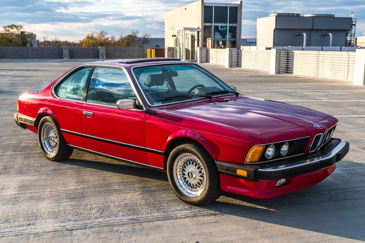 Bringatrailer's tweet photo. Sold: 1985 BMW 635CSi for $19,750. https://t.co/TaBnzwoG7u https://t.co/IGxcCby57k