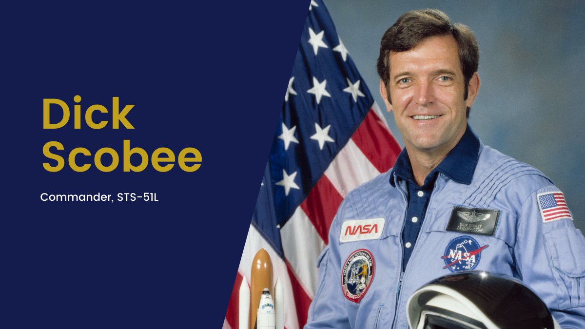 Before becoming an astronaut, Dick Scobee earned his pilot’s wings in the  @USAirForce, serving a combat tour in Vietnam and flying over 45 types of aircraft as a test pilot. In 1984 he earned his astronaut wings on STS-41-C.