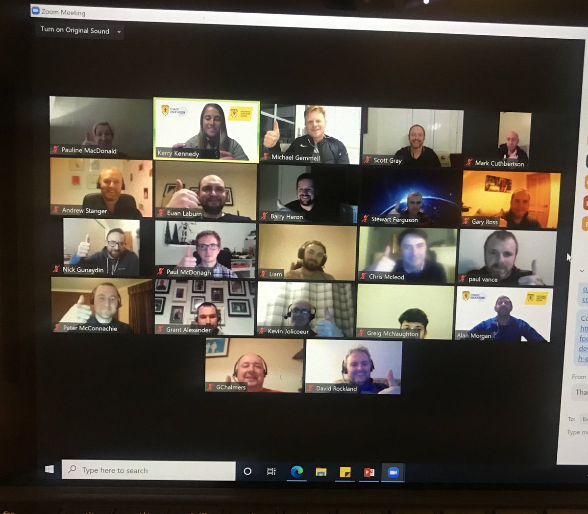 ScotFACentral's tweet photo. COACH EDUCATION | Well done to all the participants that completed the 1.1 Intro to Coaching course with us this evening. Great input from all and lots of fantastic discussion 

#ScottishFACoachEd https://t.co/cx6kjbeDn9