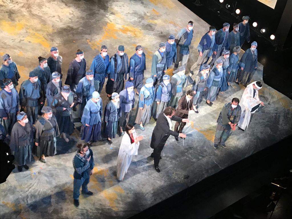 RamonSobrino1's tweet photo. Hoy hemos tenido la "primera" función de #PêcheursOVD @operaoviedo con @BakanovaSoprano @CelsoAlbelo @borjaquiza #FelipeBou @JMPerezSierra @yoshioida @OFIL_Orquesta 
Pese a la pandemia, en Oviedo sigue el milagro de la ópera en directo #CulturaSegura ¡Enhorabuena a todos! https://t.co/61C3rZh1tY