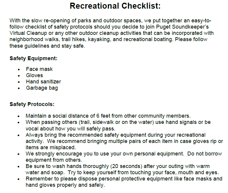 Join us @ 10am on Friday, February 19th at Golden Gardens Park in Seattle (or virtually at any park near you) for a game of trash bingo! #PSKvirtualcleanup