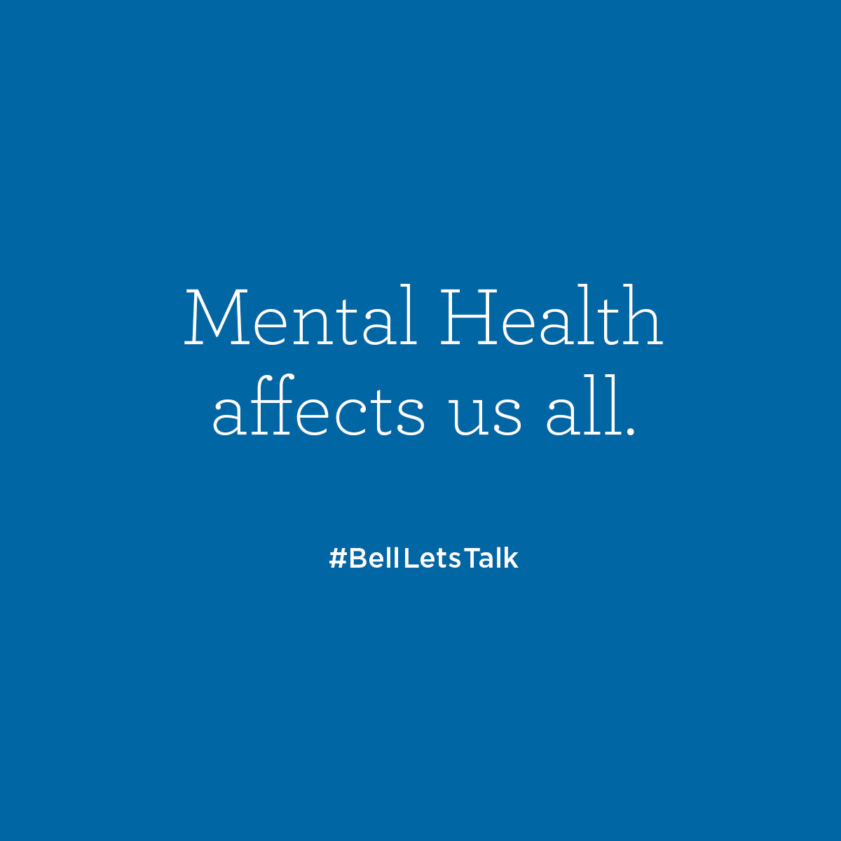 Just because mental affects your inner self, does not mean you need to go through it alone.

If you're tired, fed up, and close to breaking, know there's strength within you, even when you feel weak. Keep fighting. #BellLetsTalk