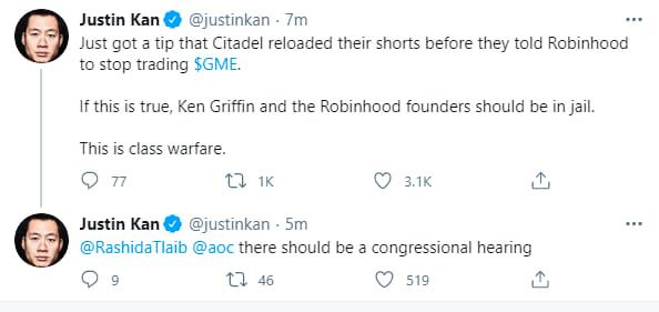 PaulZonis's tweet photo. @RyanSadofsky @JohnnyT2828 @RobinhoodApp How is this a pump and dump? https://t.co/SCMraq1Vd5