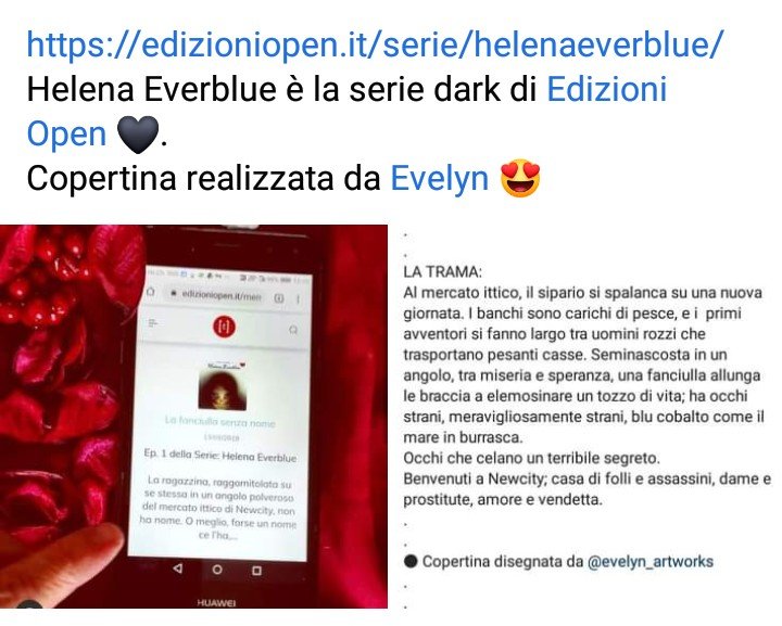 DarioPezz's tweet photo. https://t.co/Yr1jCo3Dy6
La serie dark HELENA EVERBLUE vi aspetta gratis su @EdizioniOpen 🖤
#leggere #leggeresempre #scrittori #scrittoriesordienti #storieoscure #occhiblu #blucobalto #helenaeverblue https://t.co/QECRqhAxJm