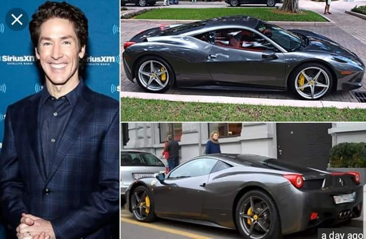 Mikethewander1's tweet image. Jesus rode a donkey
Joel Osteen rides a Ferrari 458 Italia - $325,000.00 $$$ for god