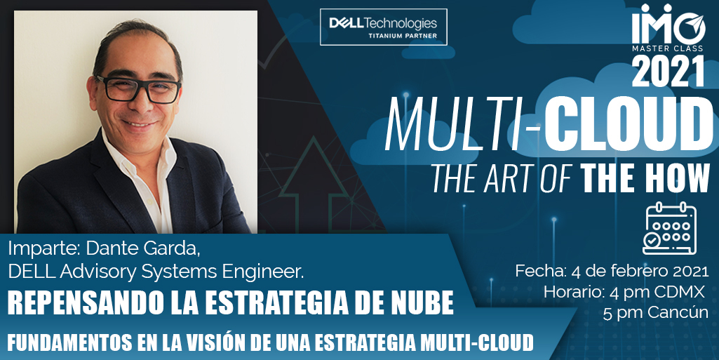 imo_ti's tweet photo. Conoce cómo diseñar las mejores estrategias multi-nube, en la Master Class del próximo 4 de febrero. Además, participa en la dinámica de la NFL para llevarte un premio de tu equipo favorito. Imparte Dante Garda, de Dell. ¡Regístrate! https://t.co/j0unSkZQ3Q 
 #MasterClass #Dell https://t.co/sABKsow1T8