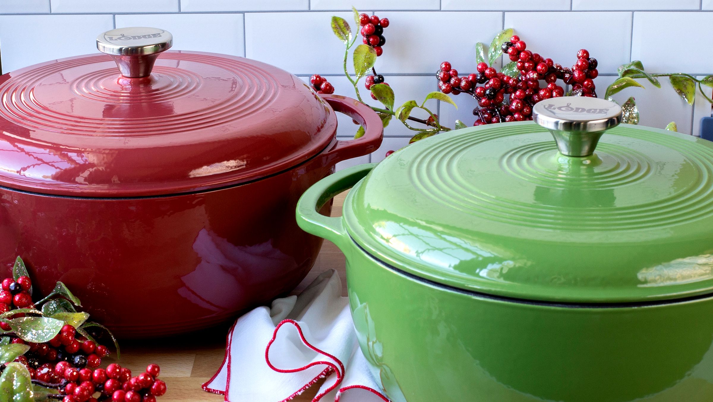 Lodge Cast Iron - Today only! Get 20% off Spruce and Berry Enamel Dutch  Ovens while supplies last. Shop now