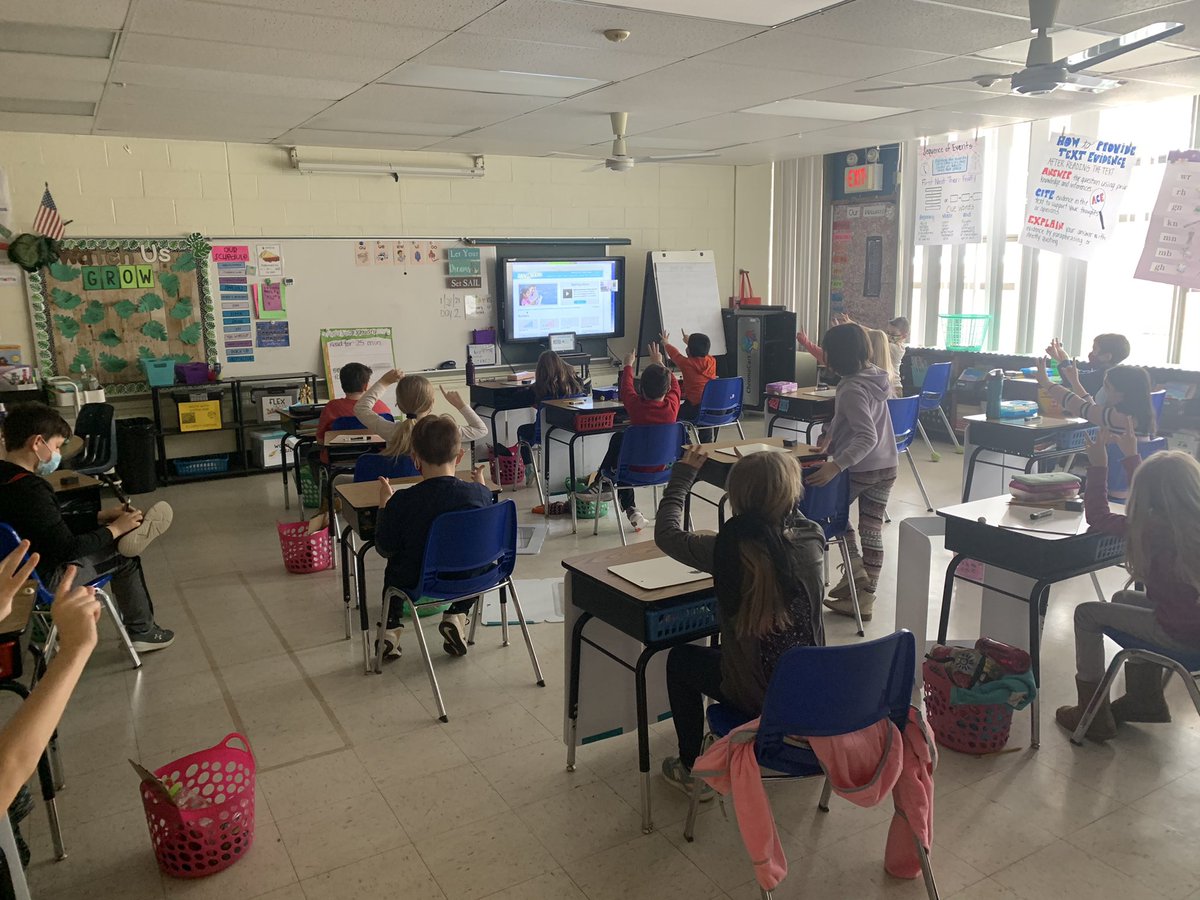 missandreucciC1's tweet photo. C1 welcomed some great virtual visitors today! First, @gregtangmath hosted a live lesson about division within 100 then we had the privilege of welcoming another virtual mystery reader! We got to hear Yes Day! For the first time and it was great. So much excitement in one day! 😃 https://t.co/SoY9OU36oc