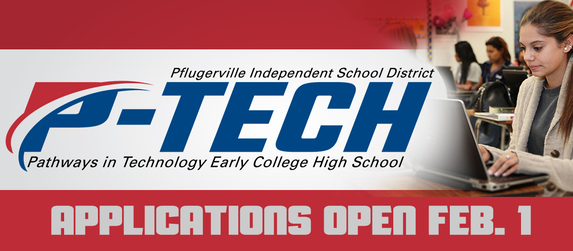 pfisd's tweet photo. P-TECH applications open February 1! Students interested in attending the Computer & Information Technology Academy or the Pfuture Teachers Academy should click the link below to learn more and apply. #Pfuture #CTE #PTECH
https://t.co/XwvaTx8qMj https://t.co/ulKAzxqwT6