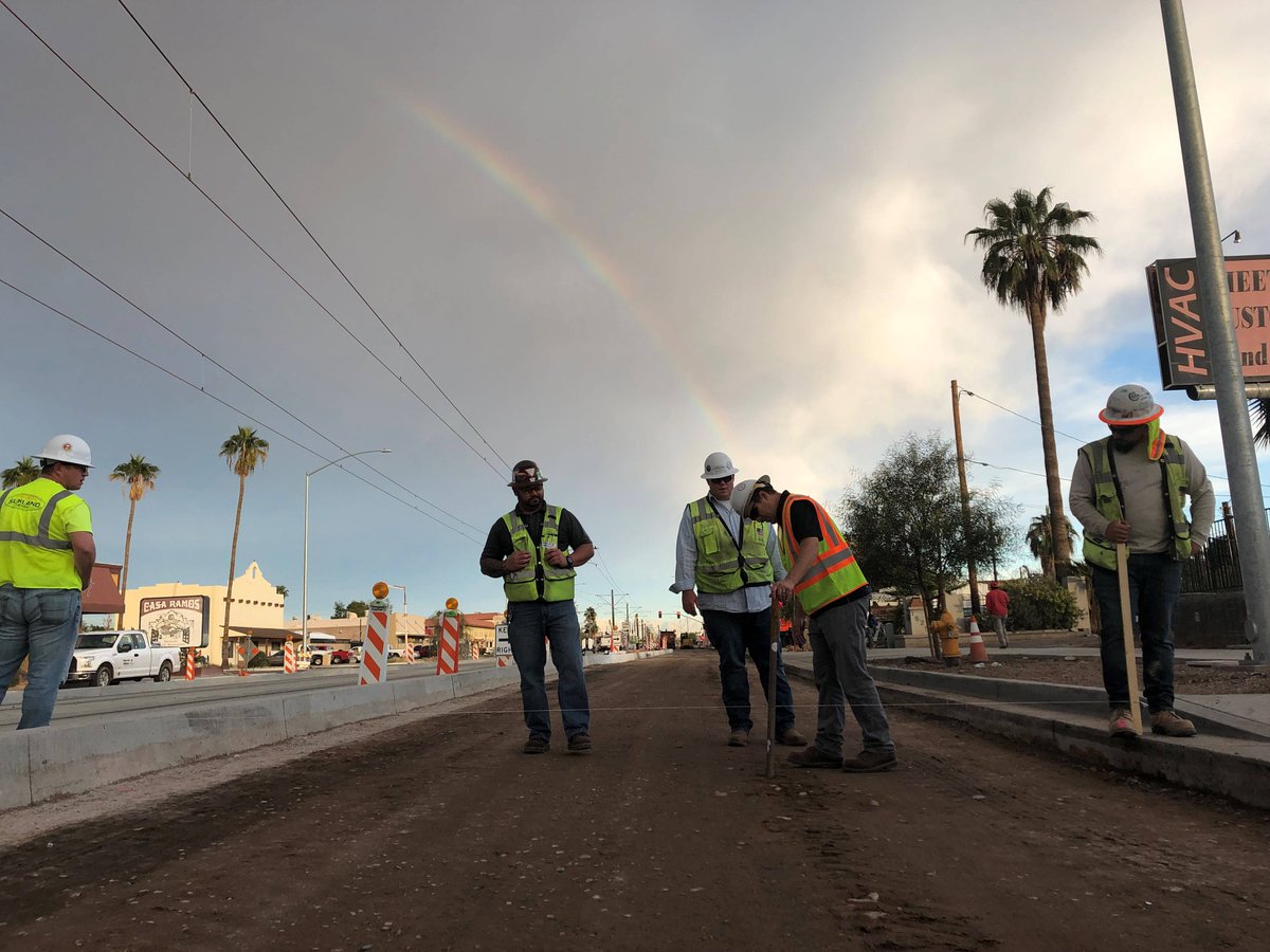 StacyWitbeck's tweet photo. Somewhere over the rainbow...and throughout the country, Stacy and Witbeck employees are dedicated to building landmark transit and transportation projects. We build cool stuff!

#WeBuildCoolStuff #Safety #Quality #StacyAndWitbeck #SWIBuilt #Transit https://t.co/R8KUTzGCCC