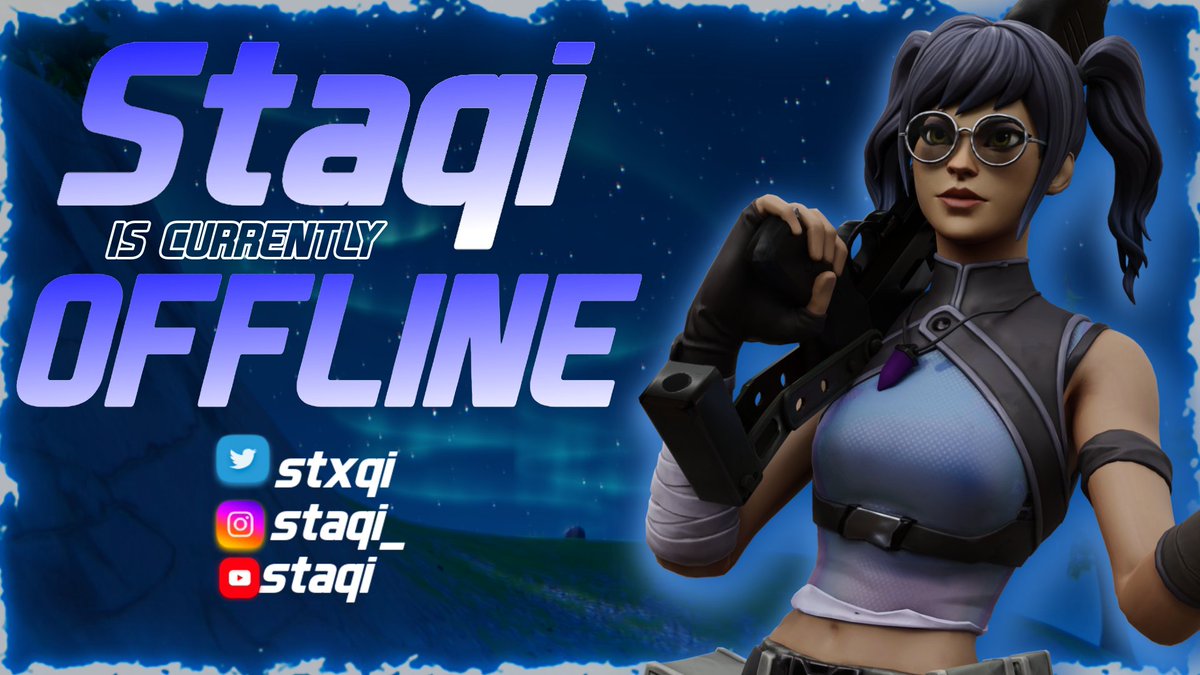 ilymoriii's tweet photo. STREAM OFFLINE FOR @stxqi
FOLLOW AND DM FOR FREE GFX
(Yes it's free)
♥️ + ♻️ plz 🥺
*
*
*
*
*
*
#GFX #branddesigner #logodesigner #banner #twitterbanner #Twitchbanner #banners #WeBlitz https://t.co/48GGUnbjz5