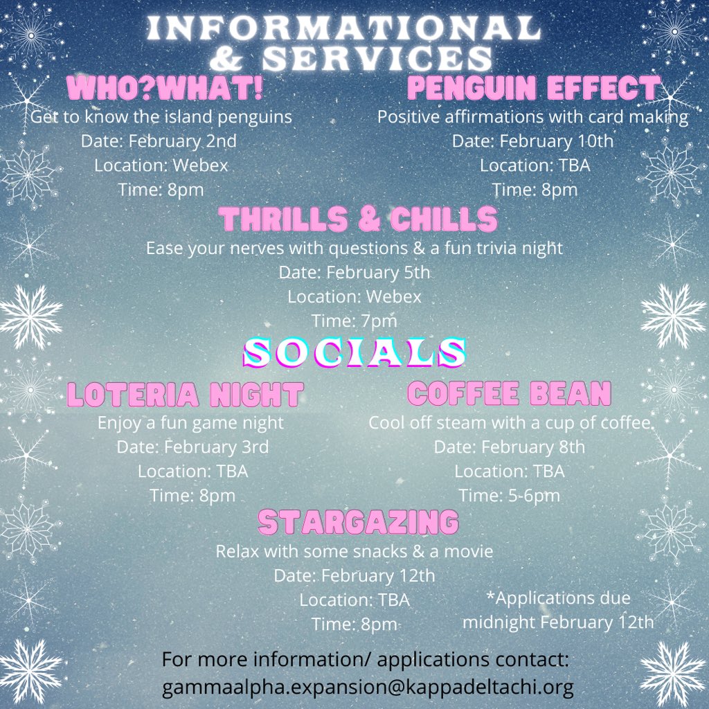 Travis Scott says you need to WAKE UP and join Kappa Delta Chi! We will be having multiple informationals and socials over the next few weeks and we hope to see you there! ❤️