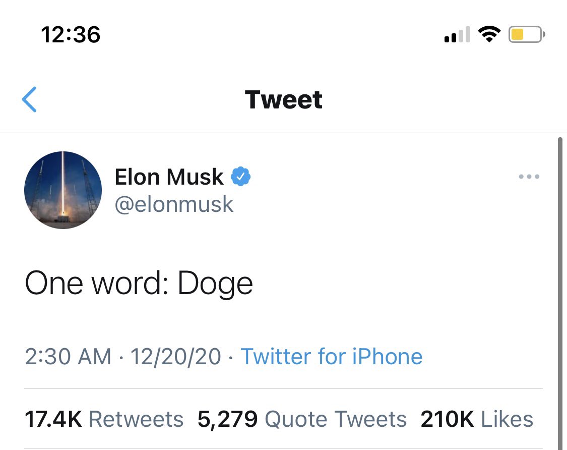 DogecoinRise's tweet photo. Hey @elonmusk #dogecoin https://t.co/MtnakSDRZs
