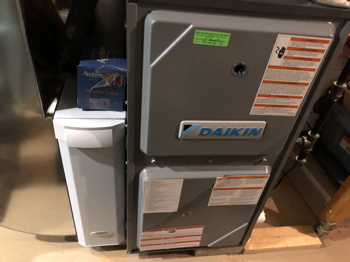 2 years ago - The owner got a new furnace and AC, I was NOT involved at all. It's a 60,000 btu/hr fully modulating furnace and a 2 ton air conditioner. He also got a Sensi thermostat, so there is run time data.