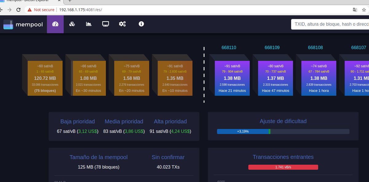 bitcoin_libre's tweet photo. @satoshienvzla  Even better run @mempoolspace  v2 on your own raspi node with @RaspiBlitz 

Aún mejor ejecutar https://t.co/hk75z8o7ua v2 en tu propio nodo con raspiblitz https://t.co/rEZuztBAwZ