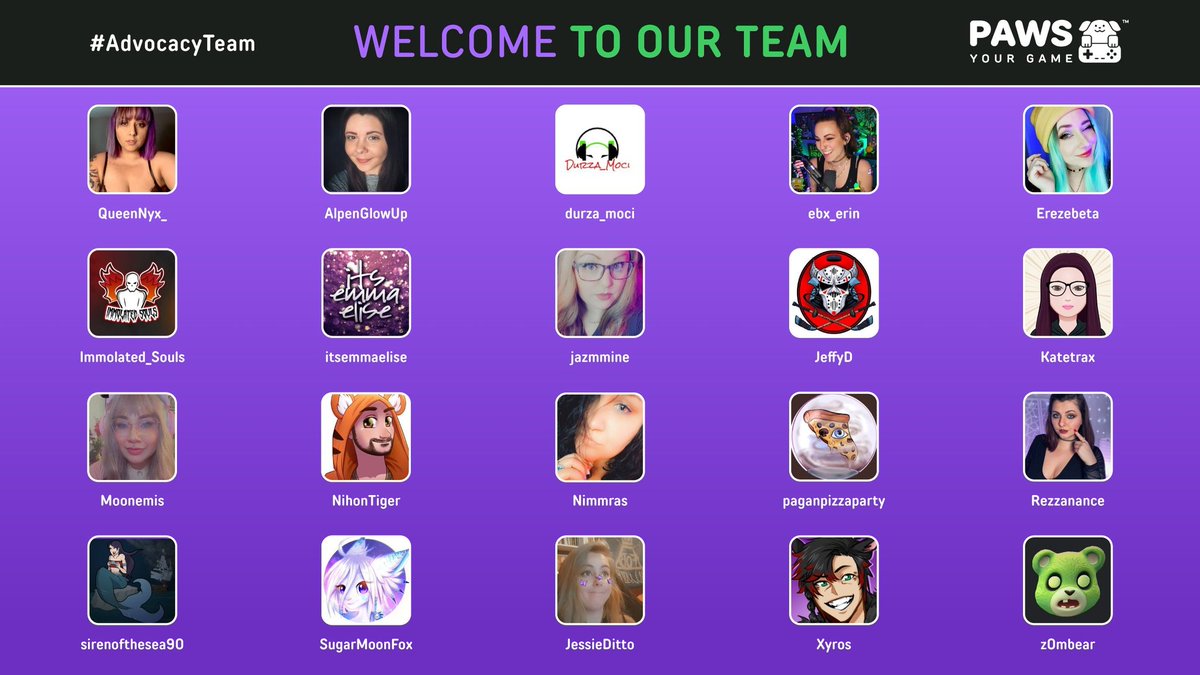 Immolated_Souls's tweet photo. Proud to say that I have joined the @PawsYourGame #Streamteam I cannot wait to see what is in store this year for all of us! #forthosewithoutavoice https://t.co/BAhC7gm8u8