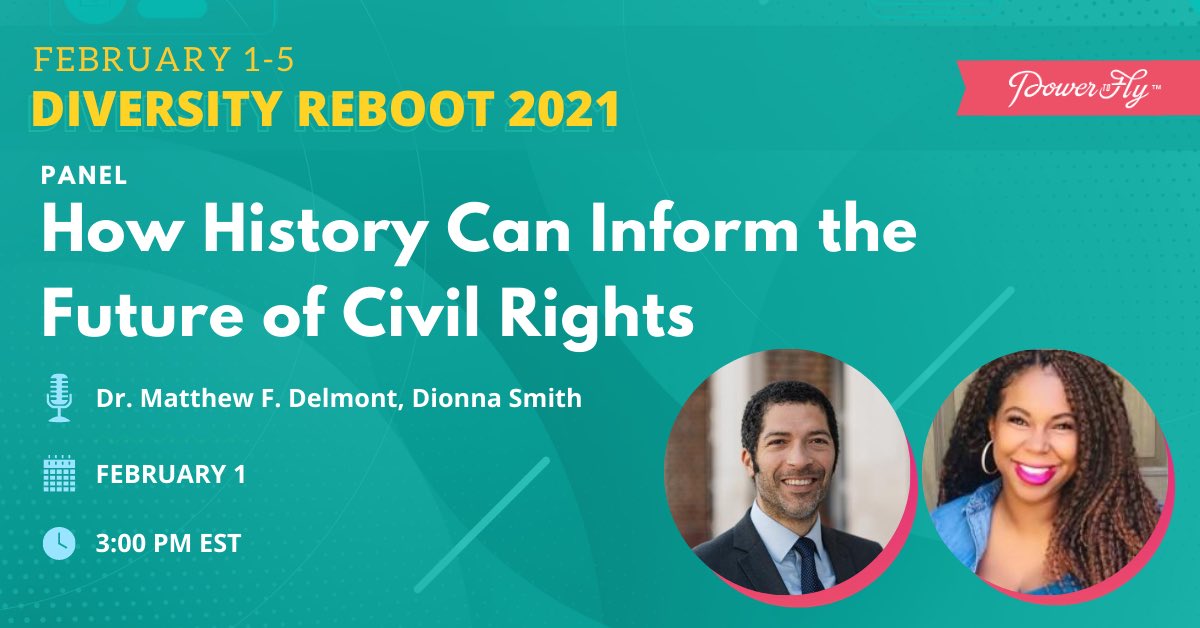thedionnasmith's tweet photo. We’d love for you to join the conversation by joining us virtually on Monday, Feb 1 @ 3pm. The registration link is here: https://t.co/3KcDbMPDNk @mattdelmont https://t.co/Uakf9EV7JE