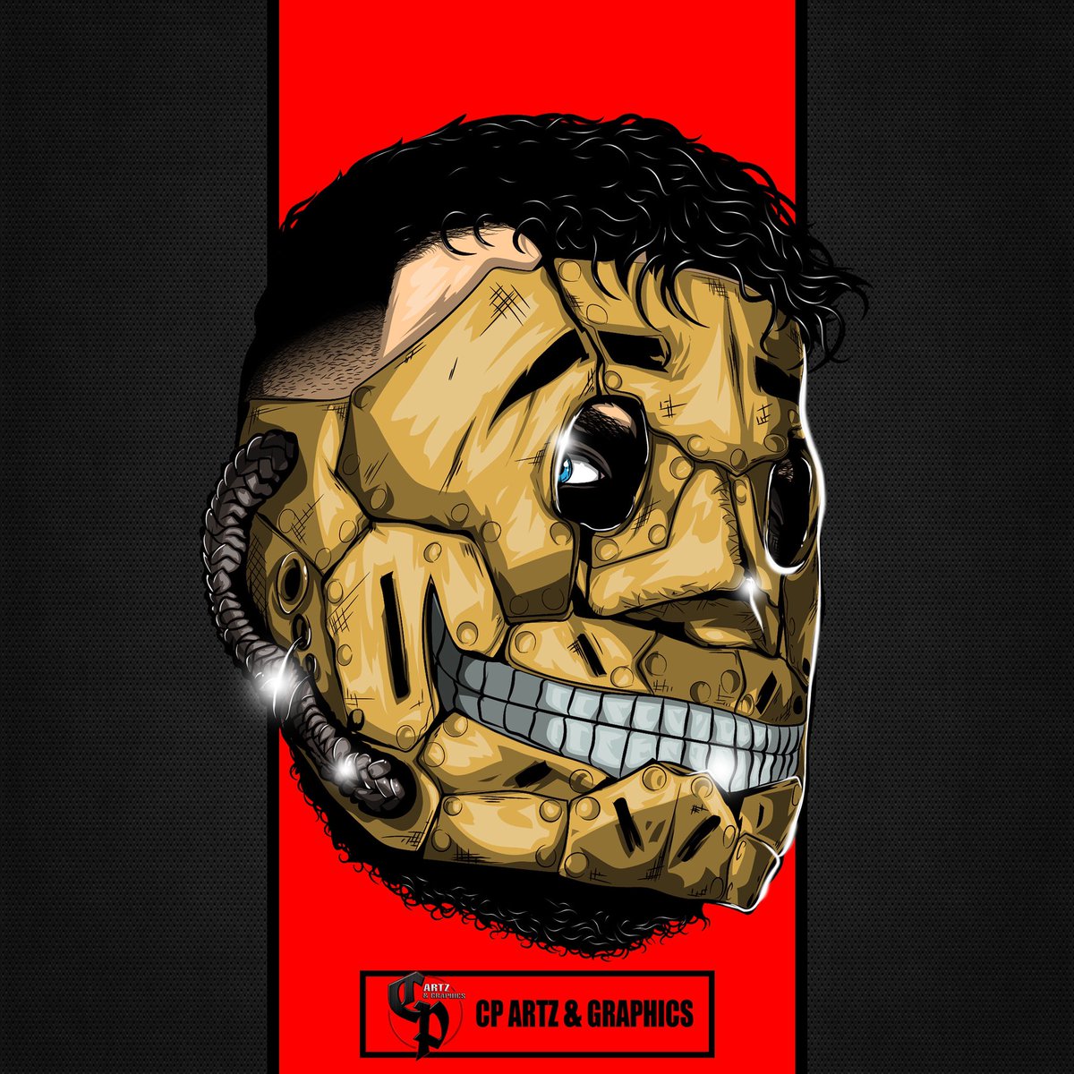 AMAZING artwork from CP Artz &amp; Graphics! Toon me is equally terrifying!

Design courtesy of: <a href="/Cp_Artz/">Artz by Cal</a>
Mask designed by: <a href="/RockwellMasks/">Rockwell Masks</a>