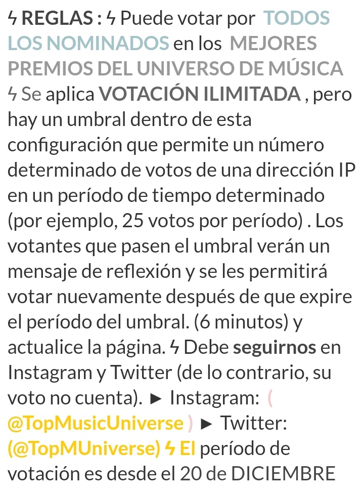 H0PESUGA's tweet photo. — TOP MUSIC UNIVERSE AWARDS

🗳️ @BTS_twt está nominados en 8 categorías:

· SOTY
· Video of the Year
· AOTY
· ALOTY
· Kpop Artist of the Year
· Kpop Male Group of the Year
· Kpop Song of the Year 
· Kpop video of the Year

🔗: https://t.co/LQCAPzUose

Finalizan en menos de un mes https://t.co/L2RjCZhw78