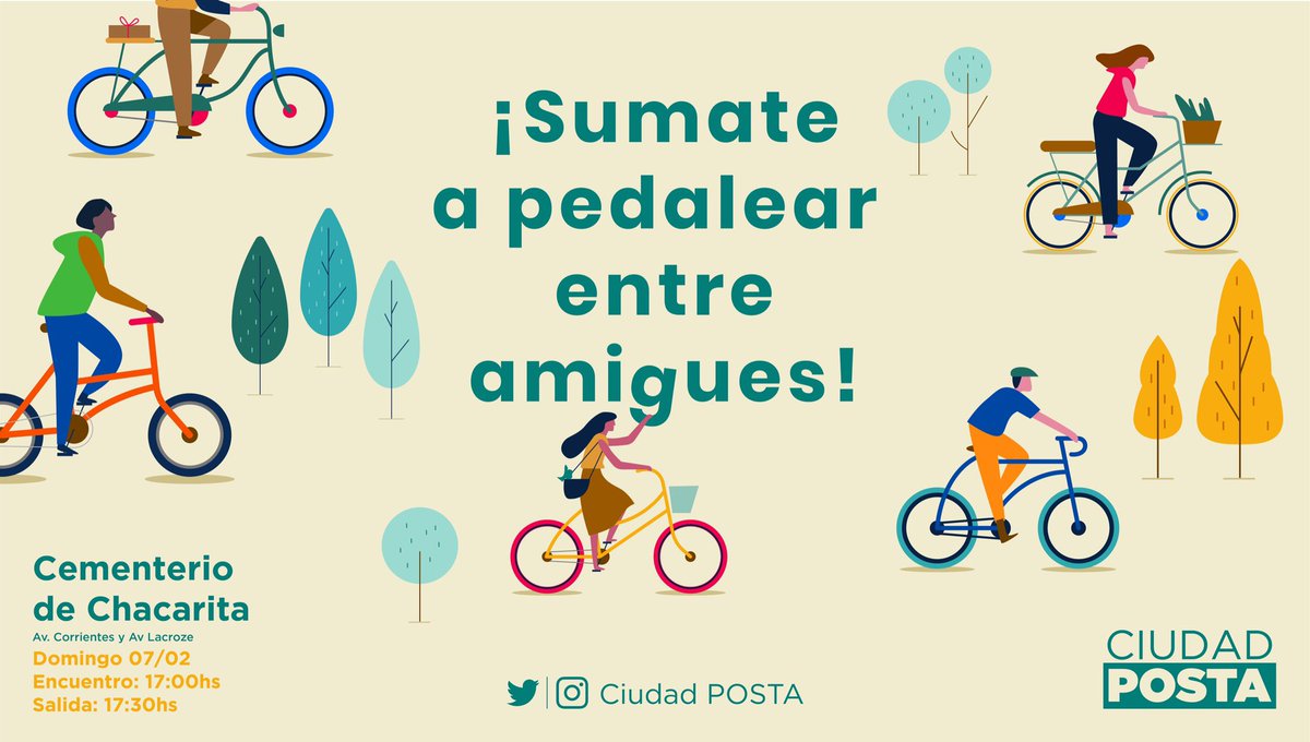 lemmans's tweet photo. ¿Salimos a pedalear por la Ciudad? 😍🚲🏡

Estamos contentes porque se viene la primera #BiciPOSTA del año, una bicicleteada urbana divertida, amigable, segura e inclusiva. 🌈🎉 https://t.co/tVZbBu6jMc
