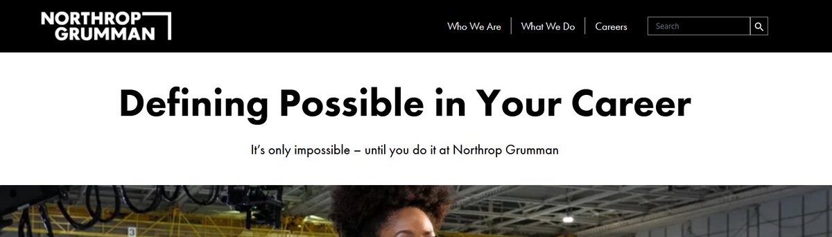 49/ Northrup Grumman: "defining possible...it's only impossible until you do it at northrup"(because most companies don't make missiles)