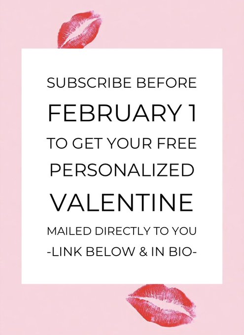 I&rsquo;ll be sending out my valentines soon! Will you be mine??🤗 Subscribe now and get access to 15 photos<a href="/tag/manyvids"class="tags"><span>#manyvids</span></a>