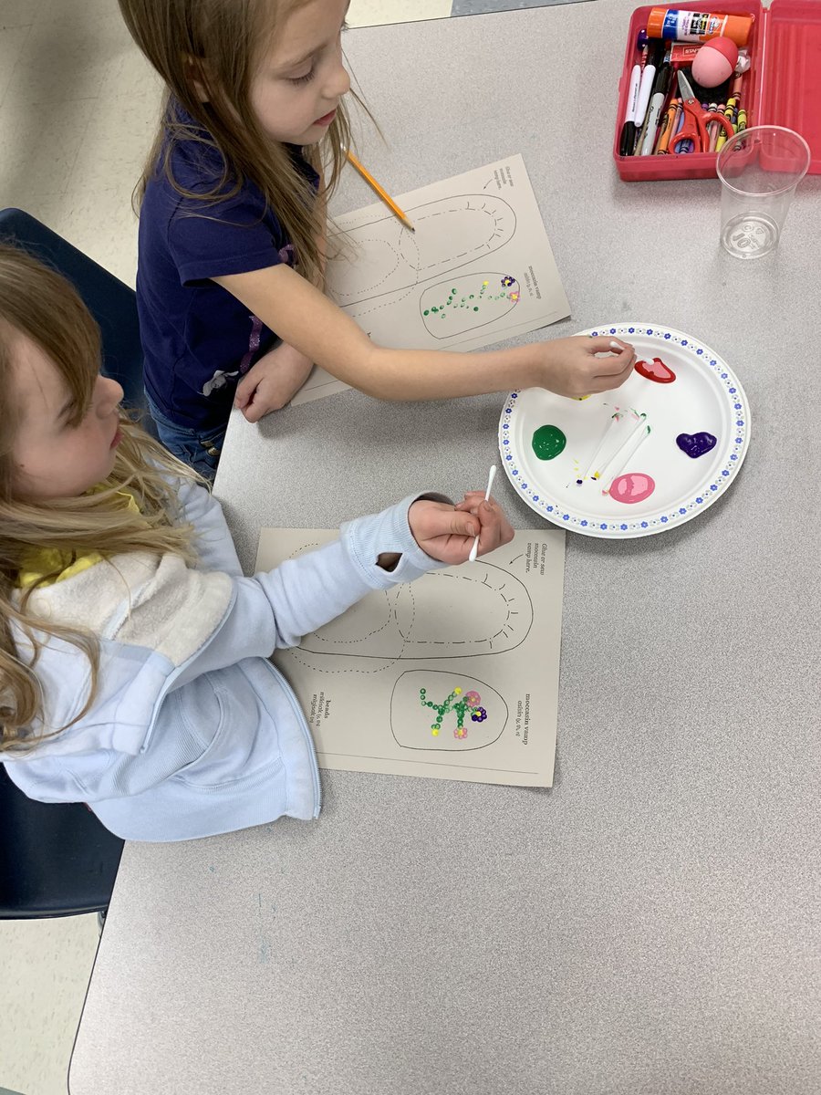 Today we learned about moccasins with <a href="/EtiennaLafferty/">Etienna Moostoos-Lafferty (she/her)</a> virtually! Great knowledge and stories shared together!! Stay tuned to see our finished moccasin art!! <a href="/joes4646/">St. Joseph Catholic</a>