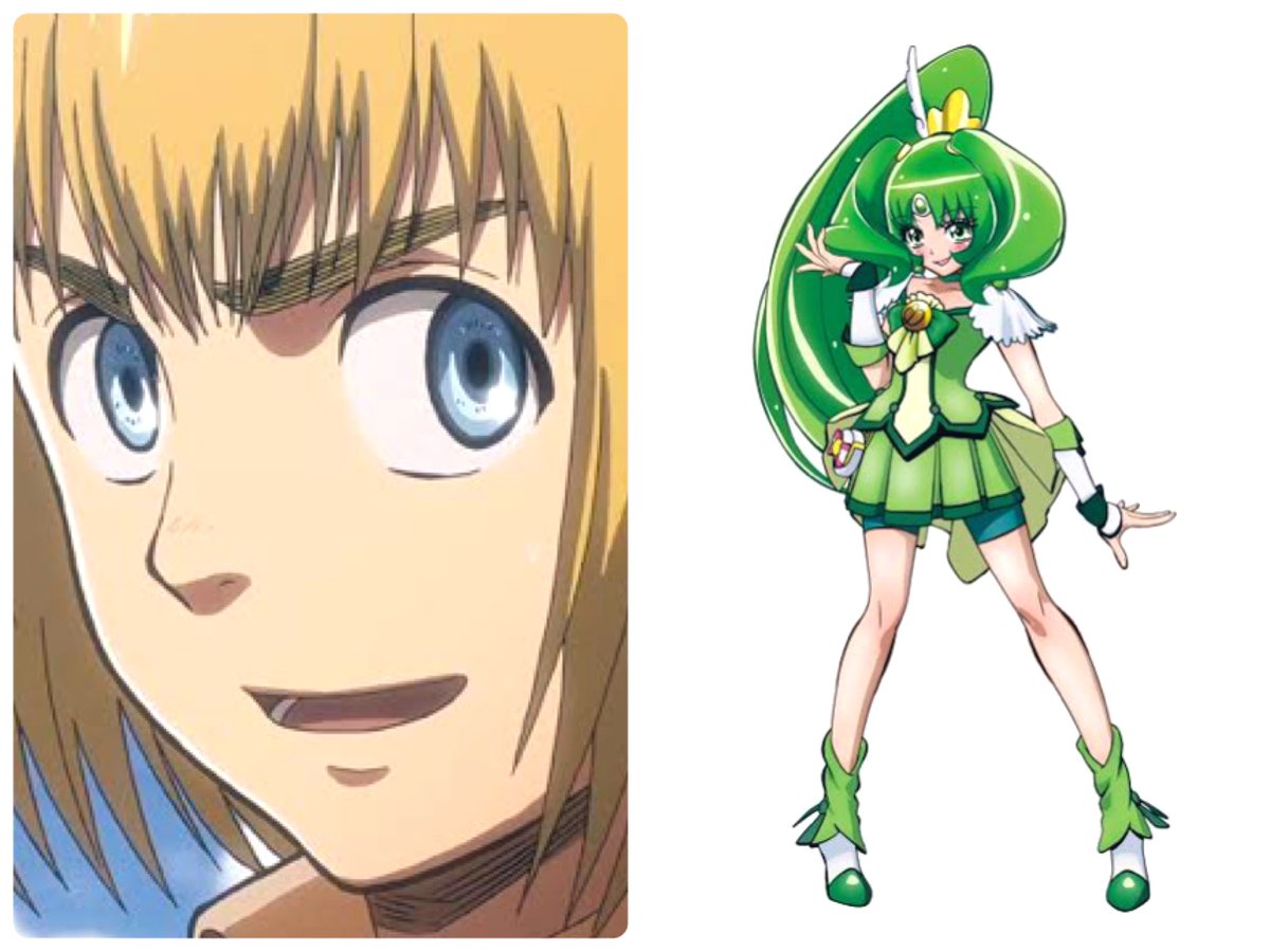 ぷ En Twitter 進撃の巨人がプリキュアオールスターズ化してるwww プリキュア Precure 進撃の巨人 トロピカルージュプリキュア