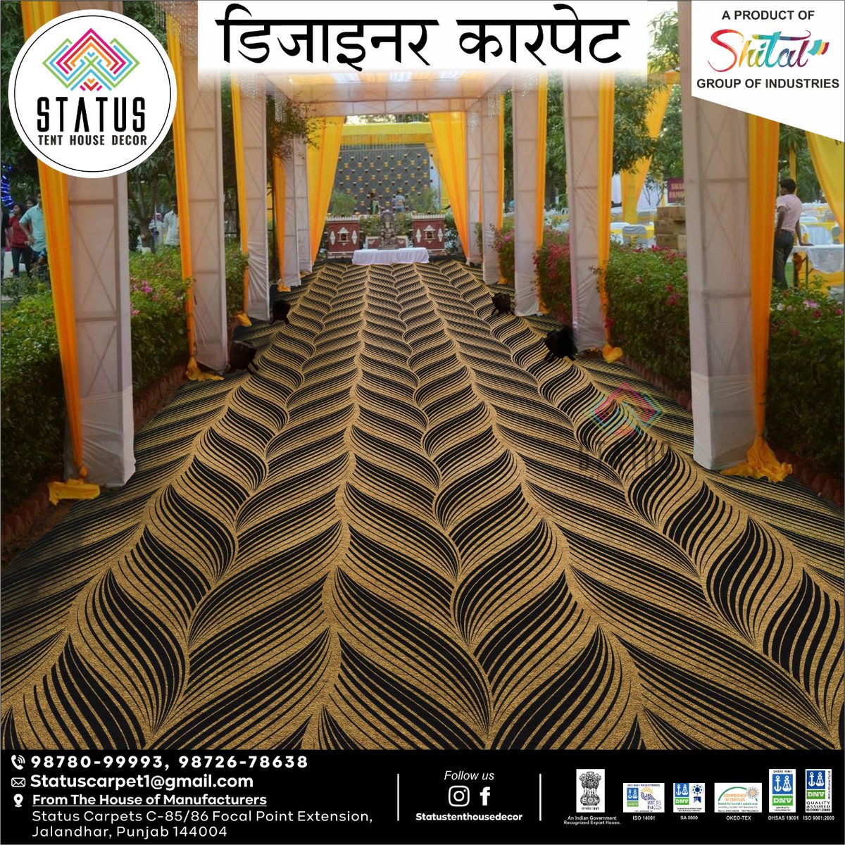 StatusTent's tweet image. STATUS TENT HOUSE DECOR 
CALL US :-  9878099993 
#customizedcarpet #carpetsale #carpetsamples #carpetsales #acarpetsdream #acarpetseller #acarpetsigns #carpetsbyartists #bcarpets #ccarpets #carpetsforlife #fcarpets #carpetslovers #lcarpets
