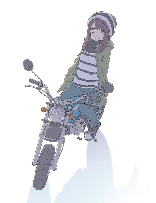 ゆるキャンのバイク女子みると嬉しくなってしまうな…
綾乃ちゃんとエイプ100… 