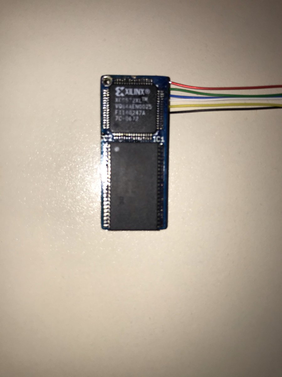 UltiColorMEM PCBs arrived, so I've soldered one up.  UltiColorMEM is a replacement for the 2kB Color SRAM IC in the Commodore 64 which offers 64 different "banks" that (hopefully) can be set via a write to 2 of the nybbles. Unit is ready to install. Need to desolder my 64 RAM.