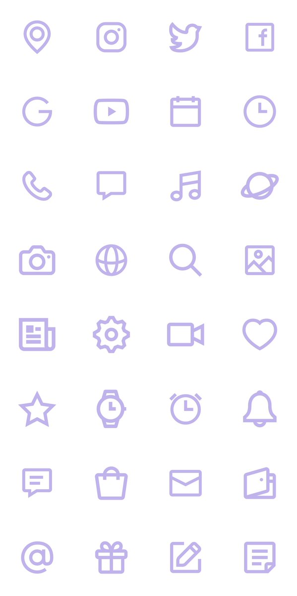 アプリポ 公式 Iphoneアイコン素材無料配布中 Iphoneホーム画面カスタマイズ用アイコン素材に新色追加 紫3色 淡色ピンク1色 T Co Xkl3fjhwm9 ホーム画面 アイコン素材 Iphoneアイコン