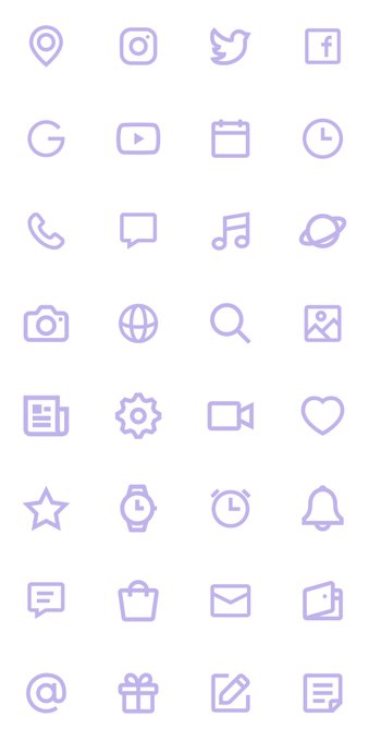 アプリポ Iphoneアイコン素材ダウンロードページ Ios16 無料 おしゃれでかわいいホーム画面を アプリポ