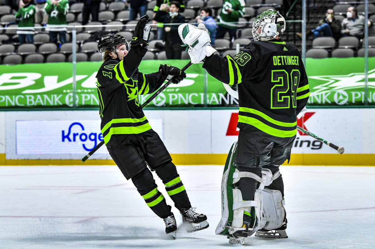 DallasStars's tweet photo. A night of firsts for the first-round picks 🥳 https://t.co/LJG7LIjW1c
