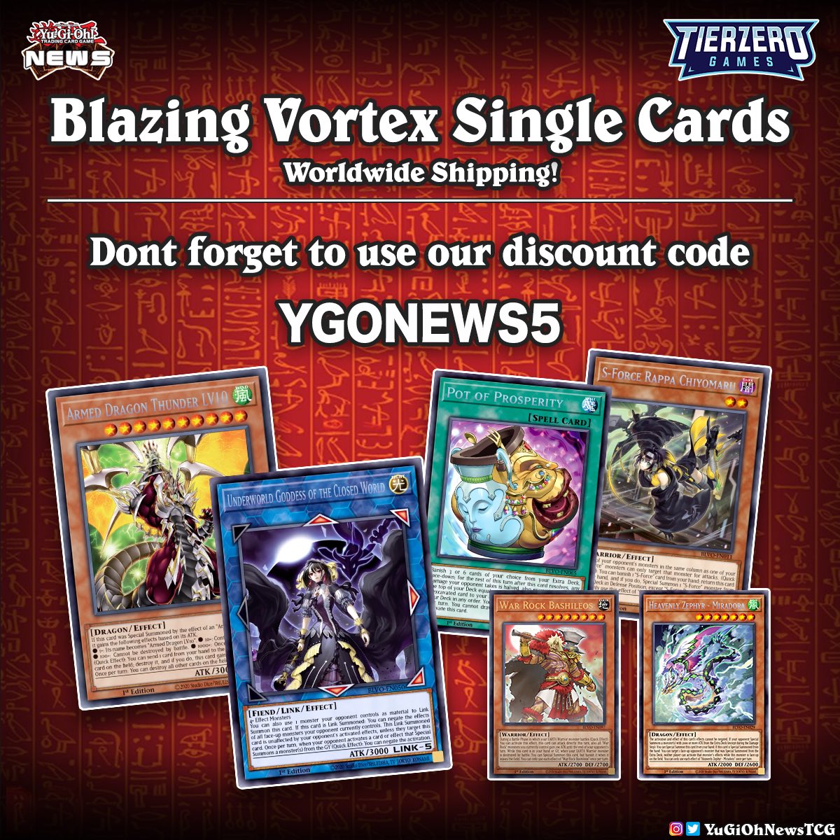 yugioh blazing vortex deck Amazon.com: YuGiOh Trading Card Game Blazing Vortex Booster Box [24 Packs]  : Toys & Games main image 0