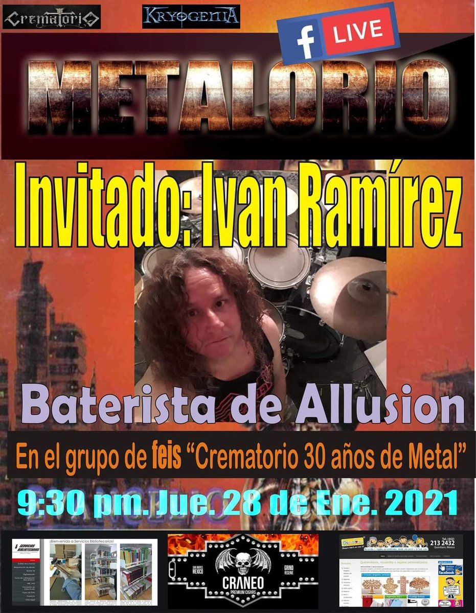 larga_metal's tweet photo. Mexico apoyemos lo nacional #allusion #ivanramirez #largavidaalmetalmexicano https://t.co/VgiRVkwDNt