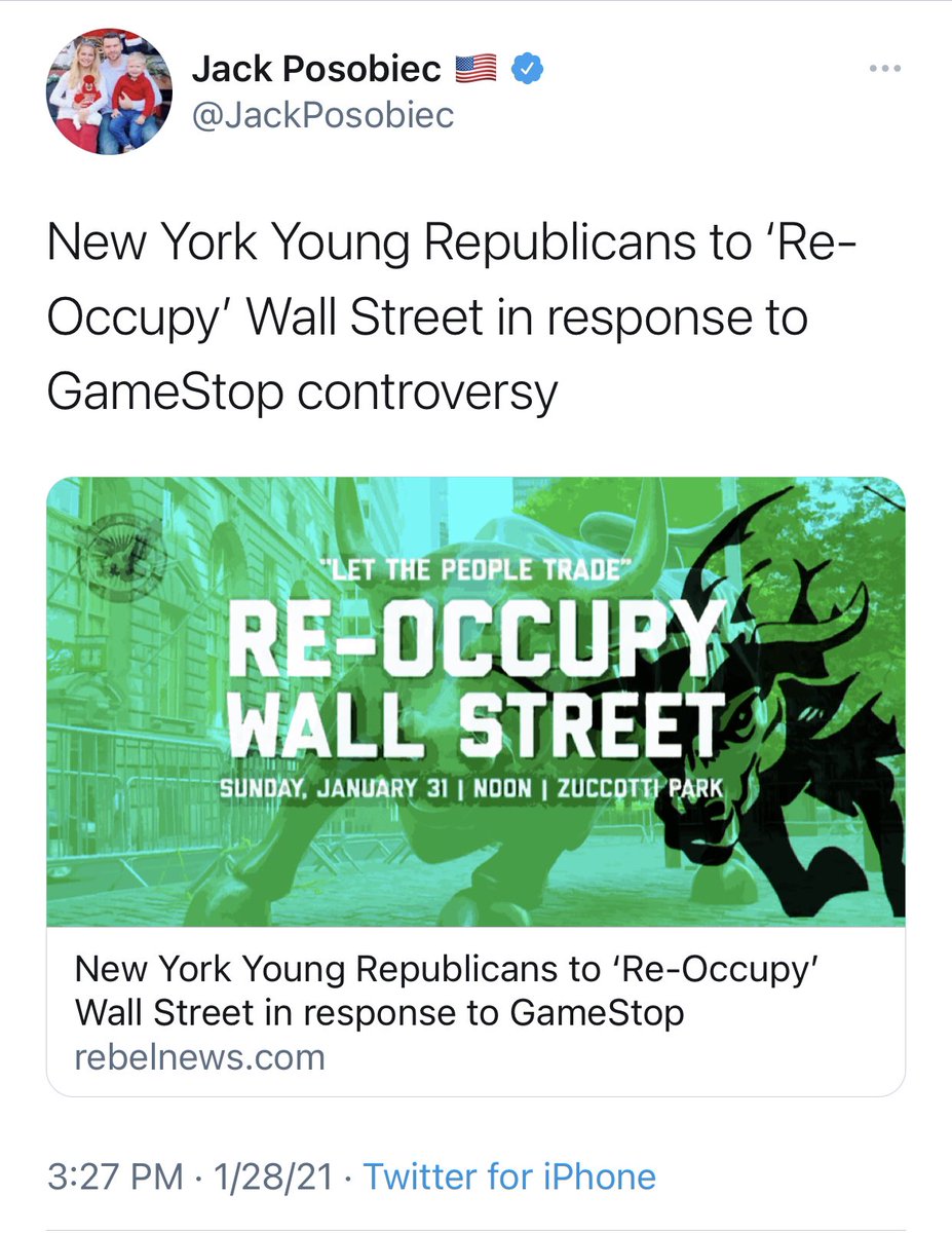 GOP Kremlin stooges are framing this as a Republican-led “Occupy Wall Street,” (That was really fast, right?), and anonymous accounts are implying that the Biden admin is on the side of the ‘establishment elite.’h/t  @RighteousBabe4  @EGettierWe see where this is headed, right?