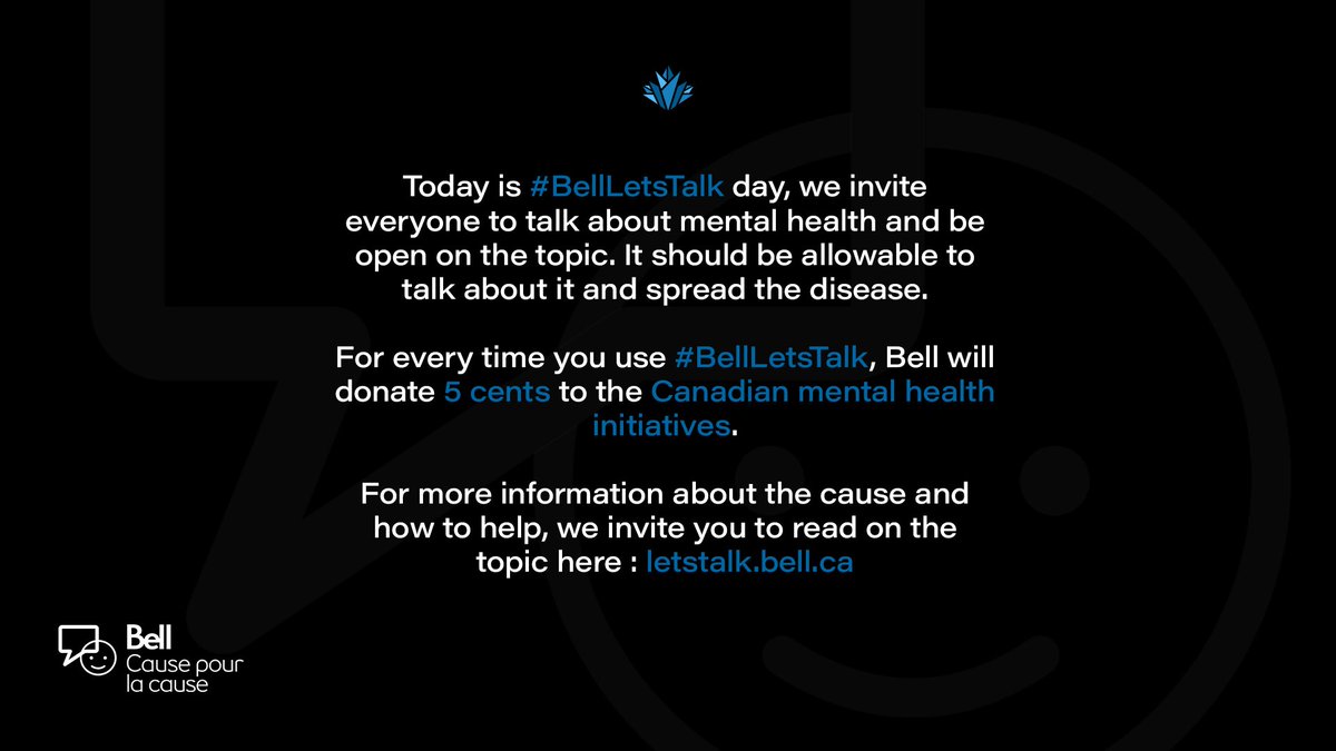 #BellLetsTalk | letstalk.bell.ca