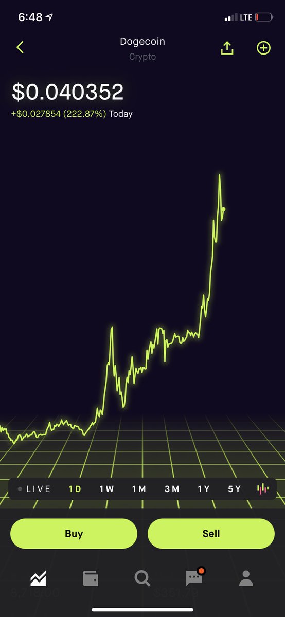 STRiiPES_'s tweet photo. $doge isn’t even a nickel. You could literally invest $10 and be making BANK https://t.co/Ys7UgnYwp3